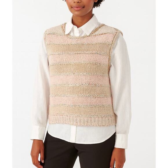 Thoroughbreds by Pronto Knit Sweater Vest Vintage Preppy Academia size Small - Picture 1 of 8